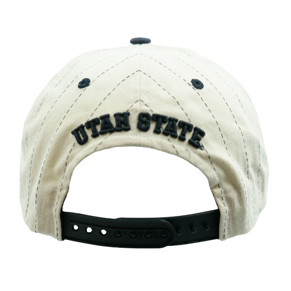 Utah State Block A Striped Cap